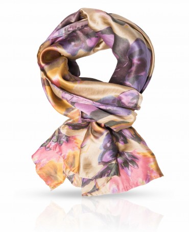 Платок Женский SS-BIG.FLOWER/GOLD